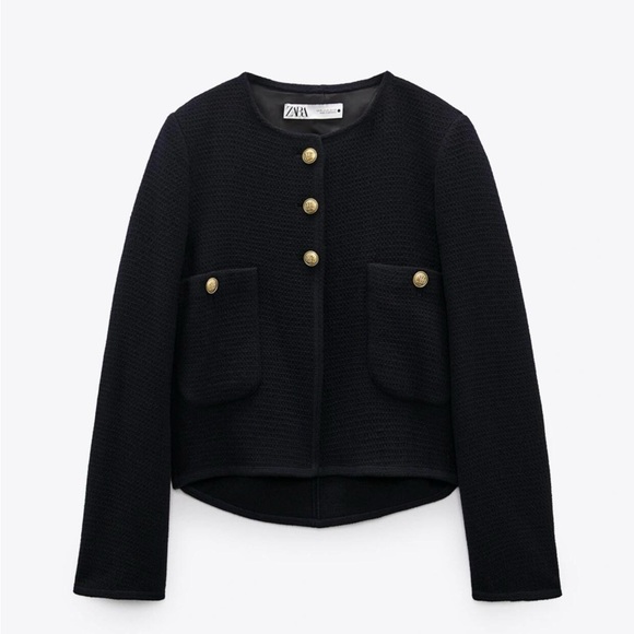 Zara textured blazer - Picture 4 of 7